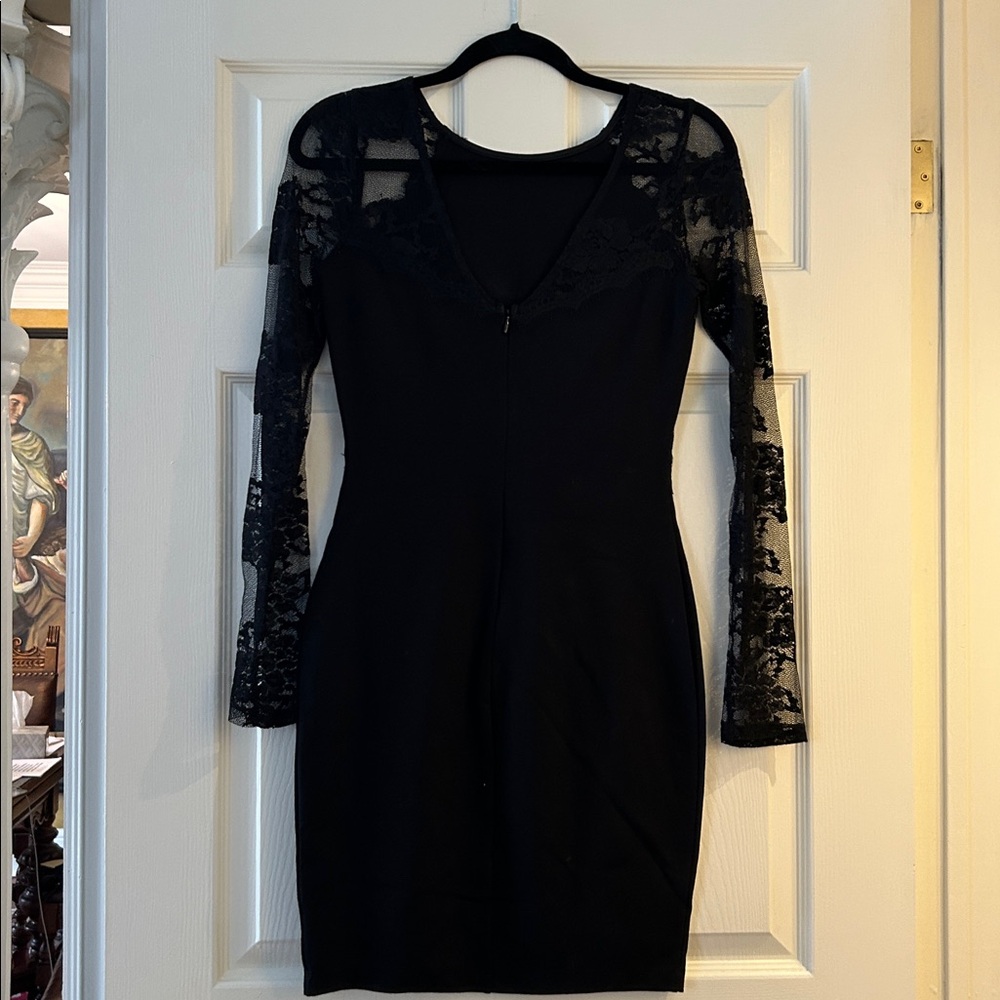 Mystic Black Long Sleeve Dress - Picture 4 of 5